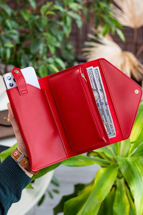 Zoozie Bags Envelope - Rojo